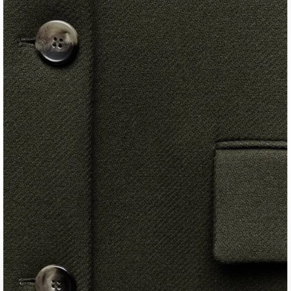 Zara Manteco Wool Scarf Coat ZW collection - Picture 8 of 16